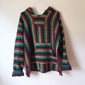 Baja Joe Rasta colored soft hoodie